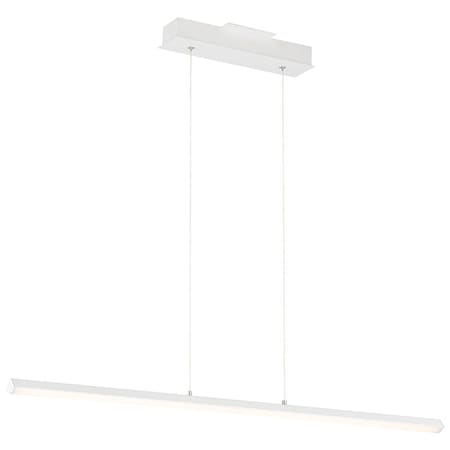 Access Lighting Float, LED Linear Pendant, Matte White Finish, Acrylic Lens Acrylic 63963LEDD-MWH/ACR